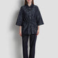 Waves Monogram Belted Shirt - Blue
