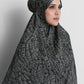 Waves Monogram Prayer Robe - Caviar