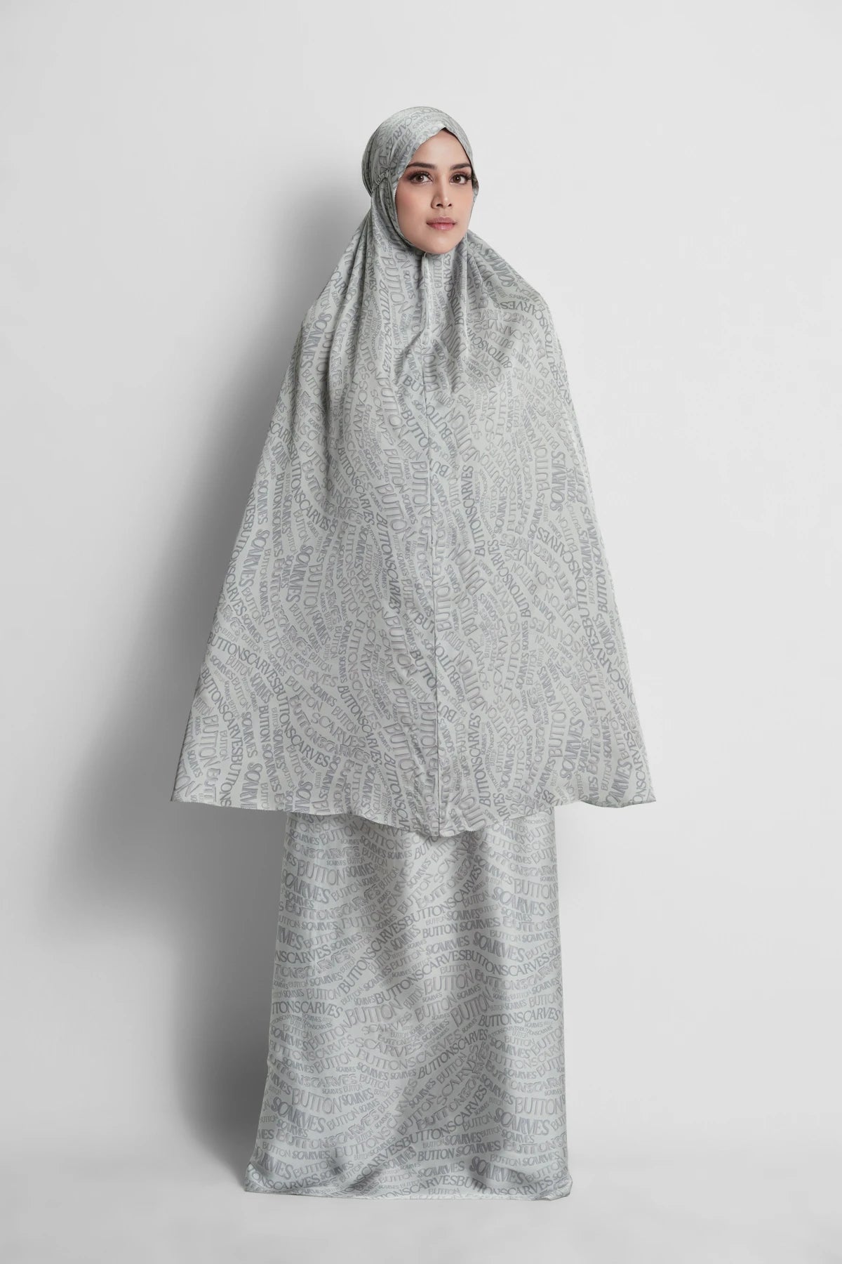 Waves Monogram Prayer Robe - Shadow