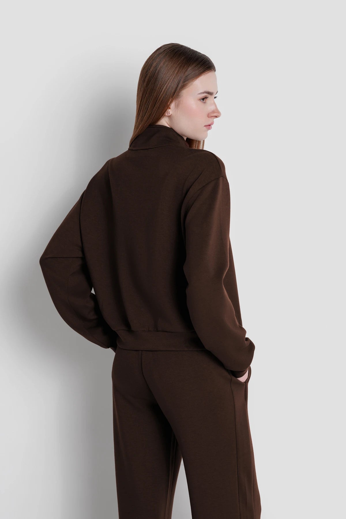 Zoey Sweatshirt - Dark Brown