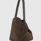 Britney Bag Small - Suede Leather - Dark Brown