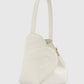 Britney Bag Small - Saffiano Leather - Bianco Candido