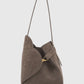 Britney Bag Small - Suede Leather - Taupe