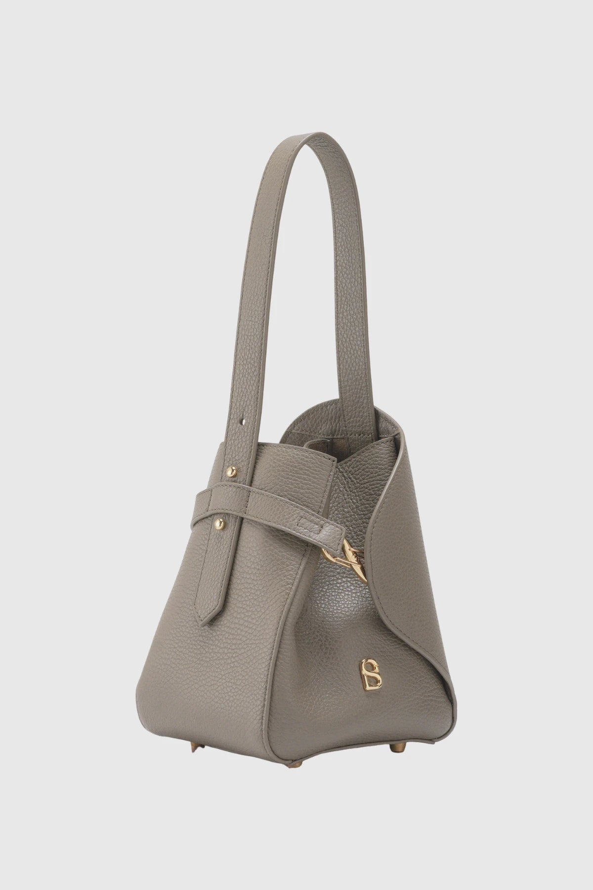 Britney Bag Small - Taupe in GHW