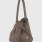 Britney Bag Small - Suede Leather - Taupe
