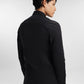 everyday men embroidery long sleeve shirt in black by buttonscarves back view