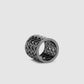Kara Ring Brooch - Hematite