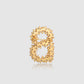 Signature Crystal Brooch - Gold