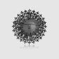 Noura Brooch - Hematite