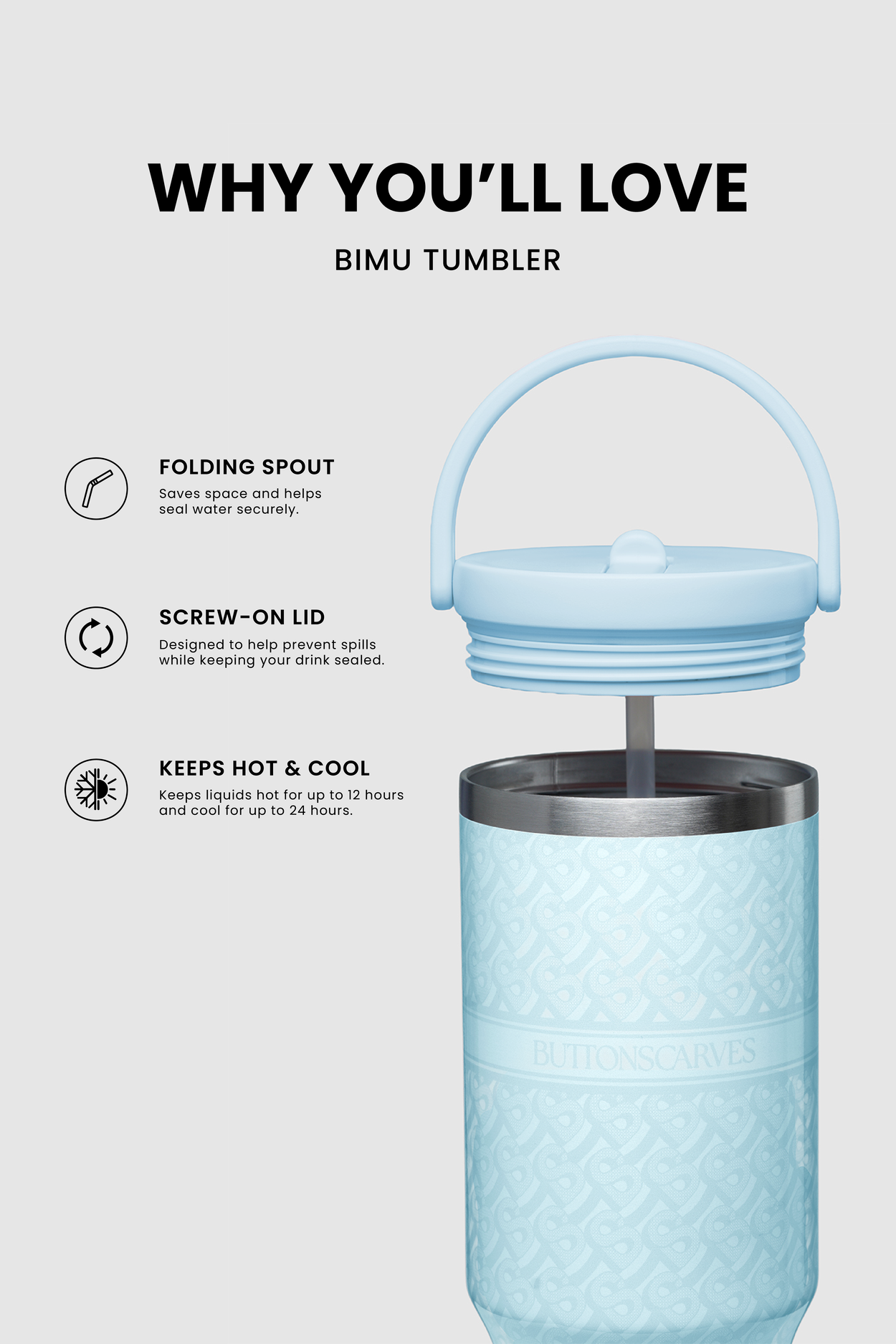 Bimu Tumbler - Blue