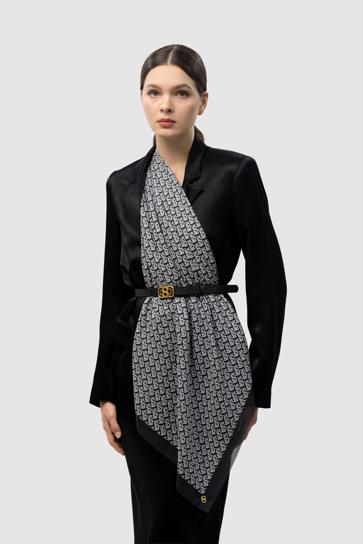 Bimu Twill Square - Zebra