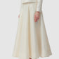 Signature Jacquard Skirt - Ecru