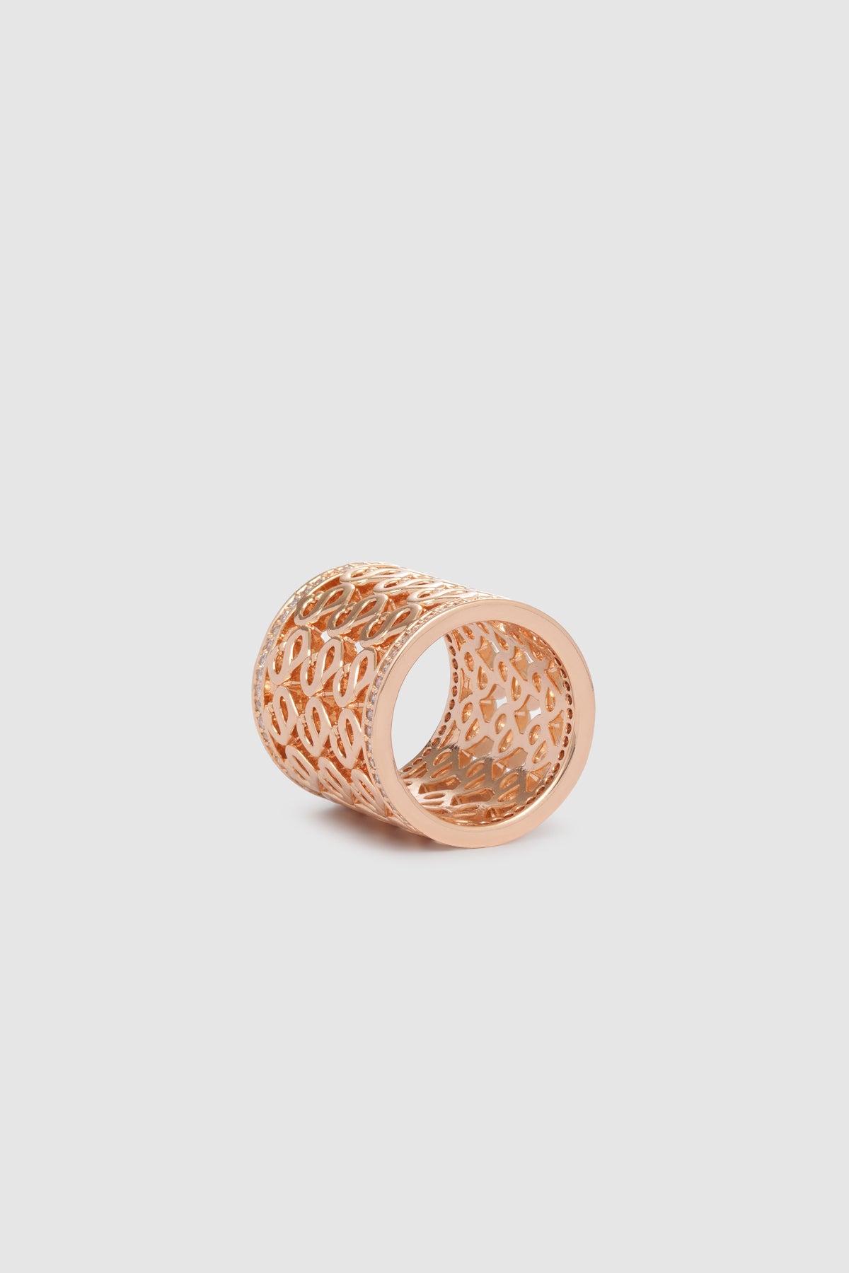 Kara Ring Brooch - Rose Gold
