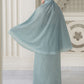 Linka Two Tone Capsule Prayer Robe - Mist