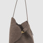 Britney Bag Small - Suede Leather - Taupe