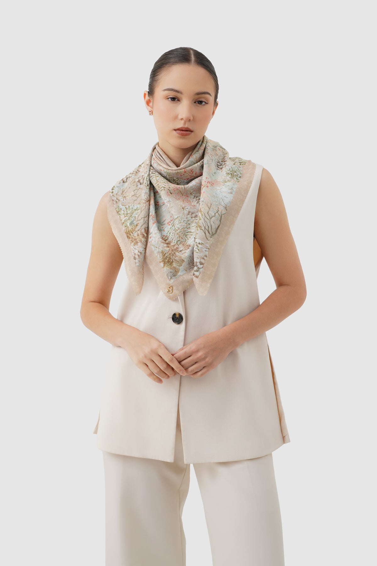 Holiday 3 Jacquard Voile - Latte