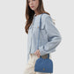 Joy Bag Small - Saffiano Leather - Bluebell
