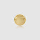 Sofia Round Pin Brooch - Gold