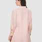 Leena Cotton Panelled Shirt - Pink