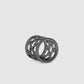 Adara Ring Brooch - Hematite