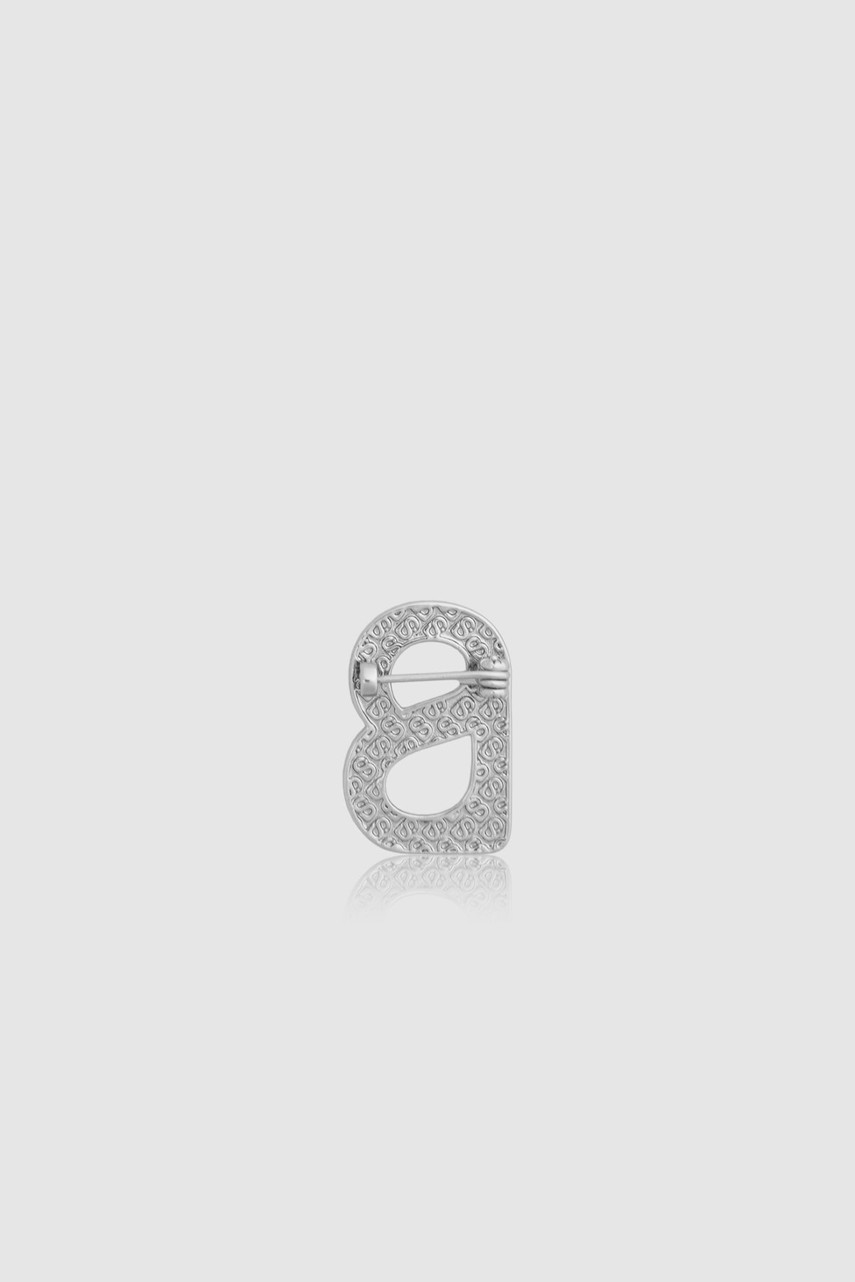 Wicker Petite Brooch - Silver