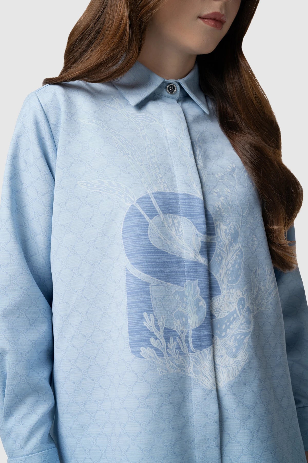 Tropical26 Basic Shirt - Blue