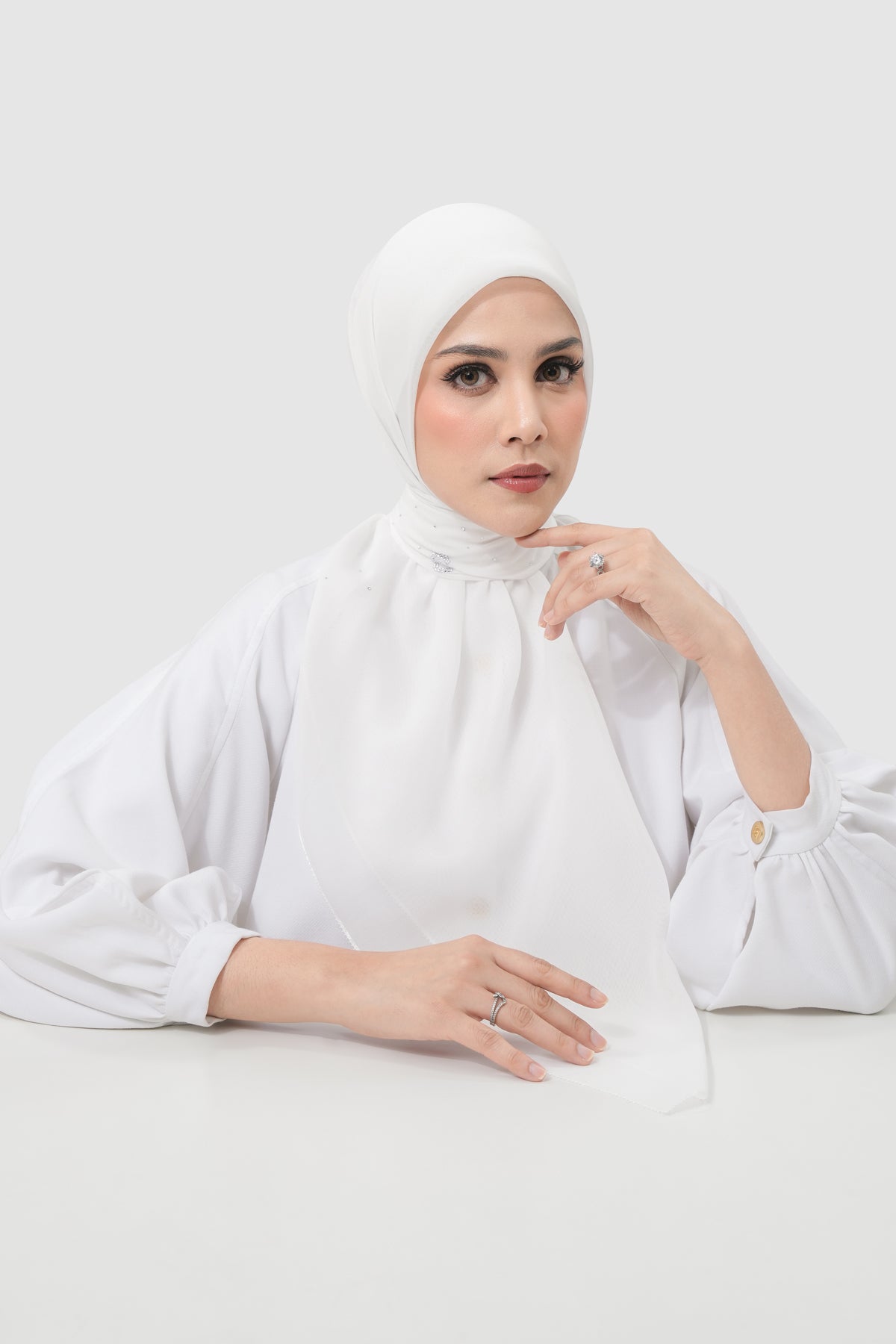 Everyday Glam Scarf - White
