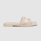 Kefi Sandal - Monogram Dusty