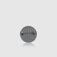 Liora Pin Brooch - Hematite Marble