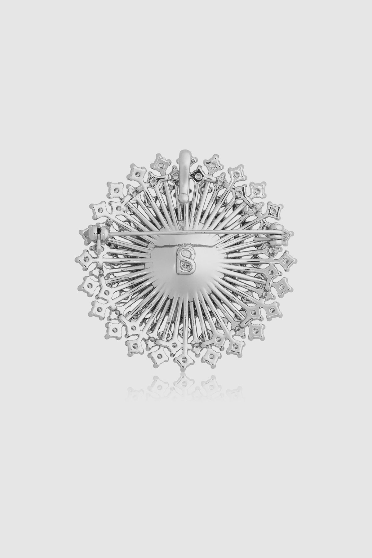 Noura Brooch - Silver
