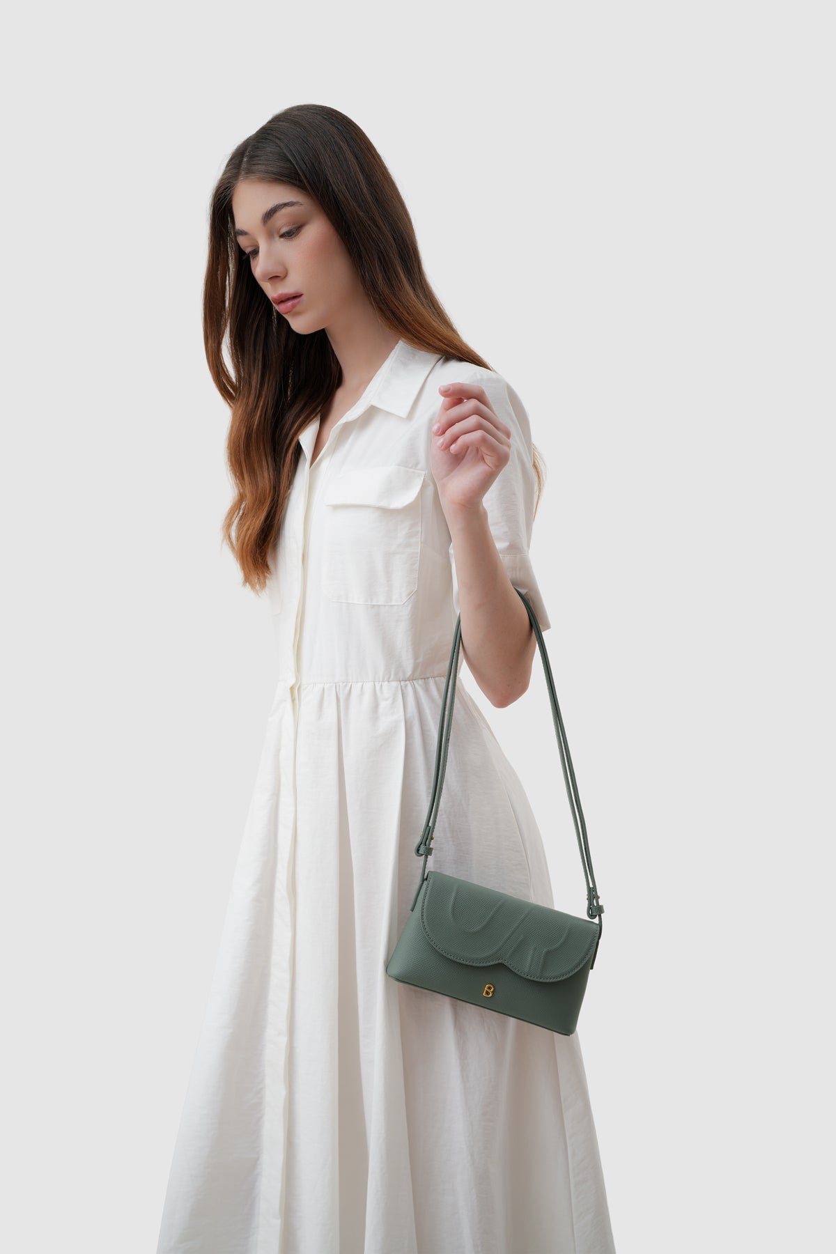 Jenny Sling Bag - Slate Green