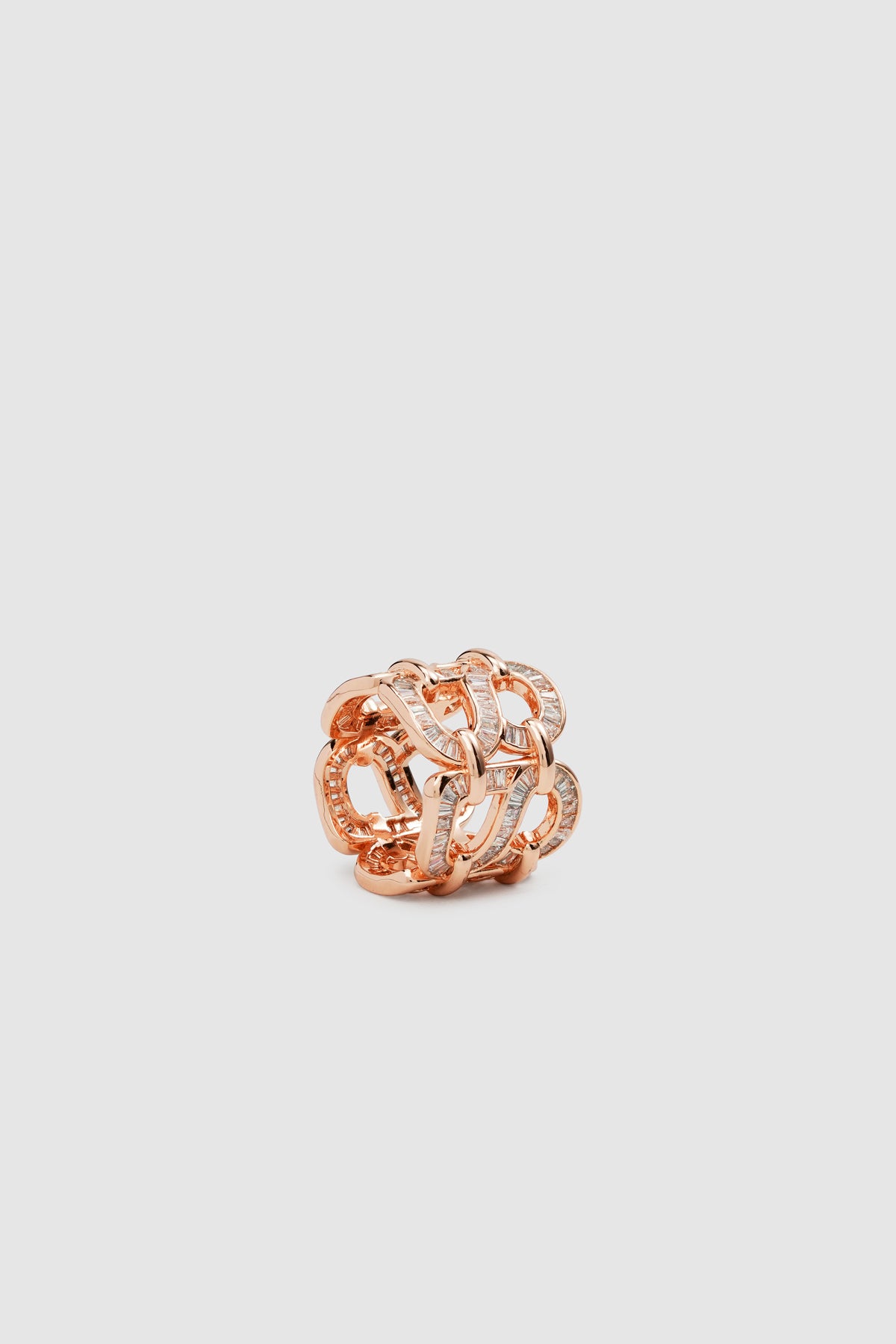 Lavish Ring Brooch - Rose Gold