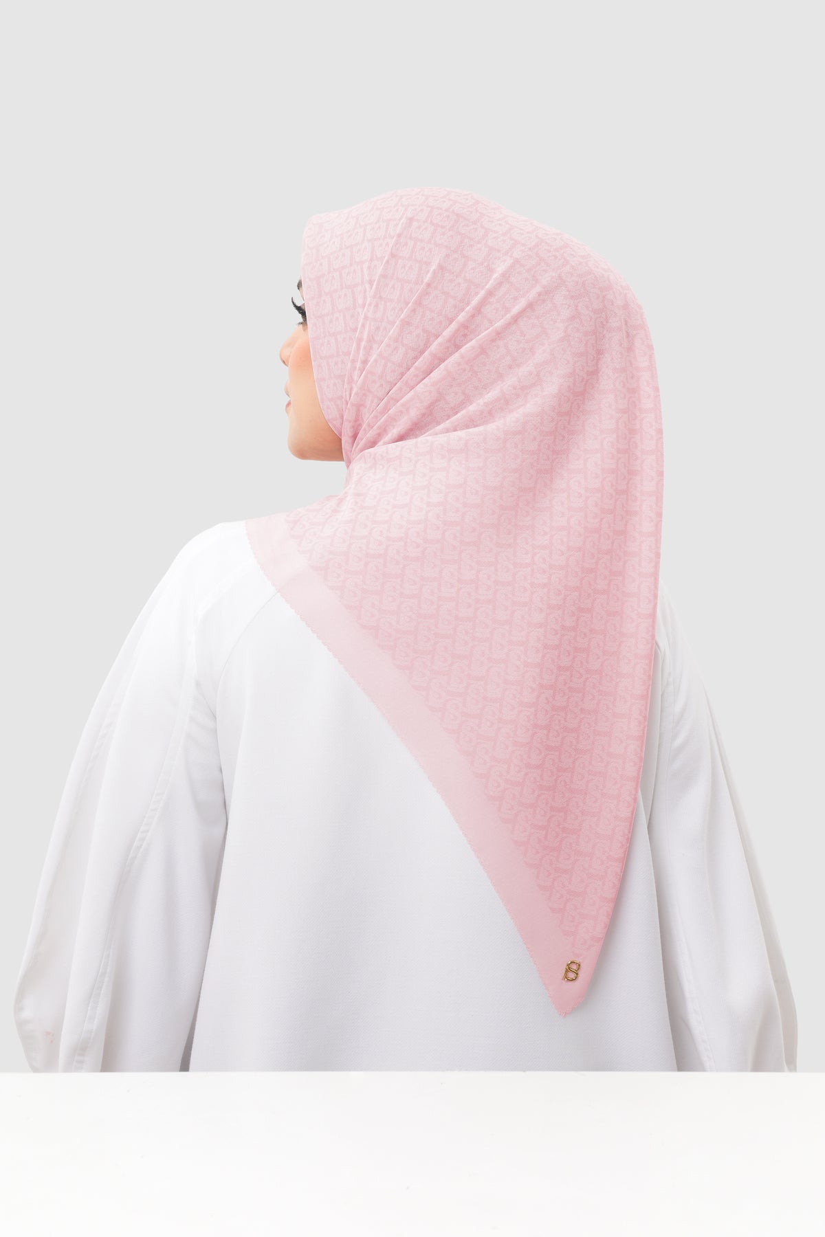 Bimu Twill Square - Rose Quartz