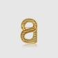 Signature Maris Brooch - Black Gold
