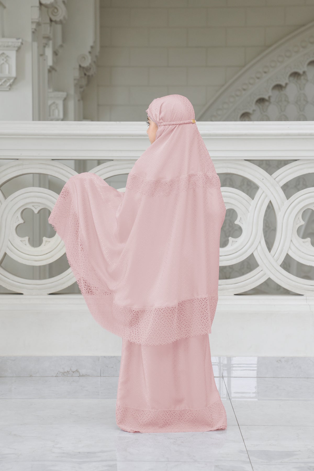 Safa Kids Prayer Robe - Pink