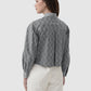 Leena Crop Shirt - Grey