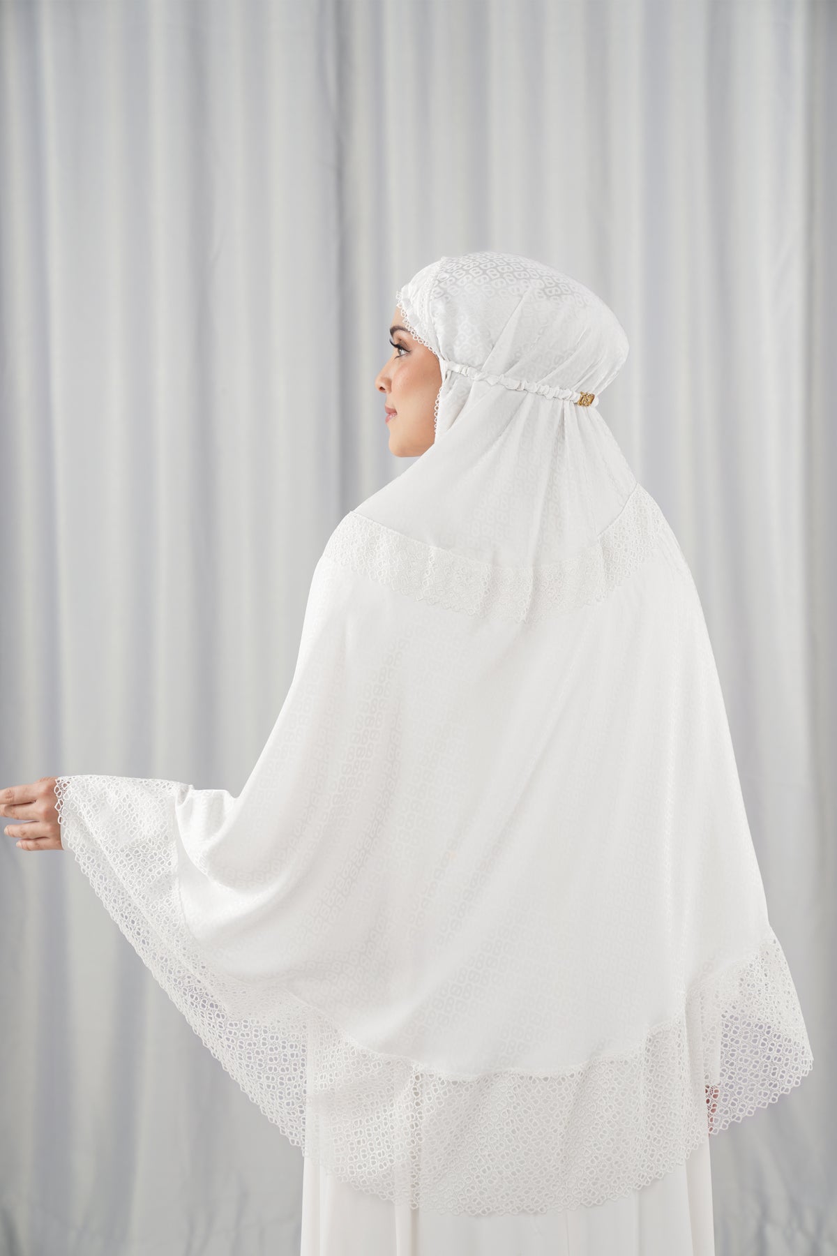 Safa Bergo - Broken White