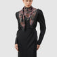 Holiday 3 Jacquard Voile - Charcoal Frost