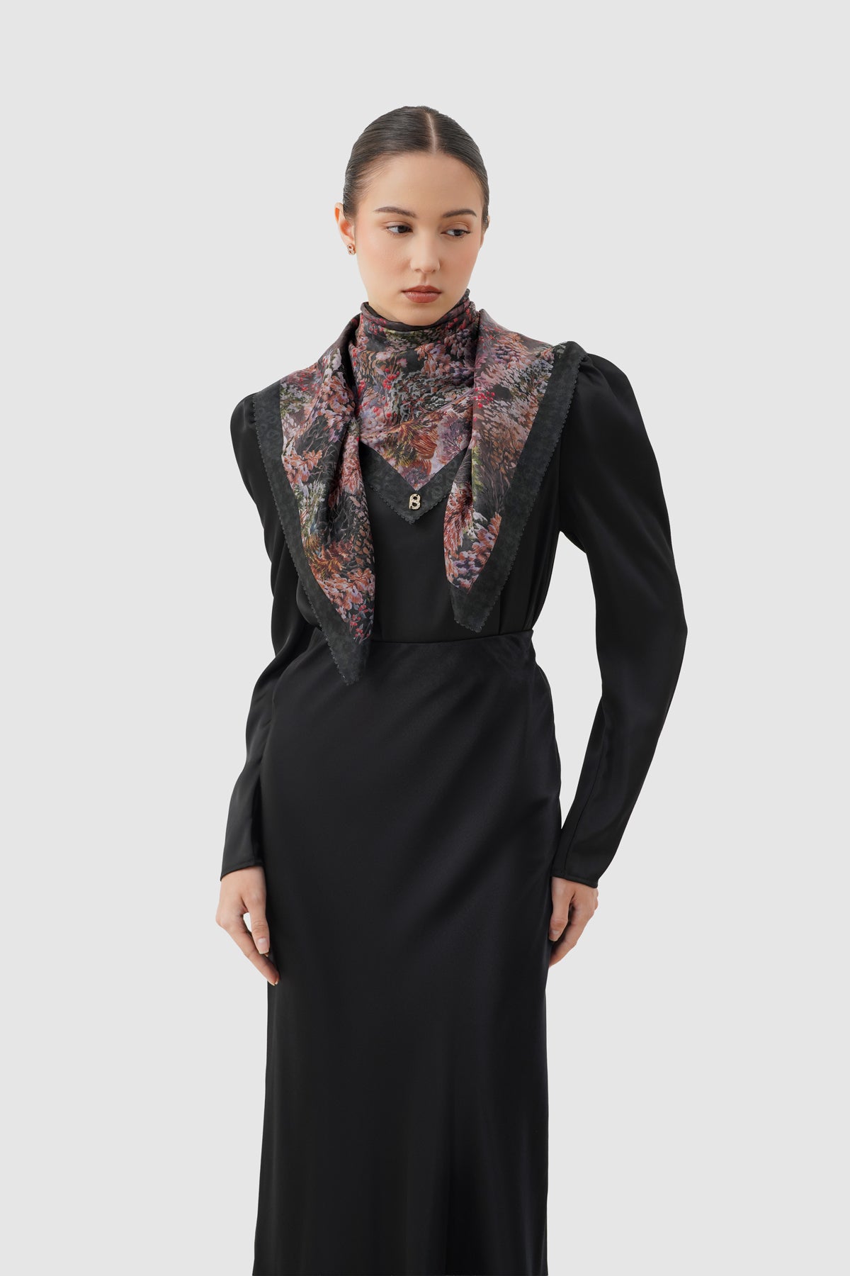 Holiday 3 Jacquard Voile - Charcoal Frost
