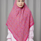 Nagita Tie Back Square - Fuchsia Rose