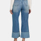 Beverly Wide Leg Denim Pants - Light Blue