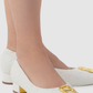 Sisu Block Heels - White