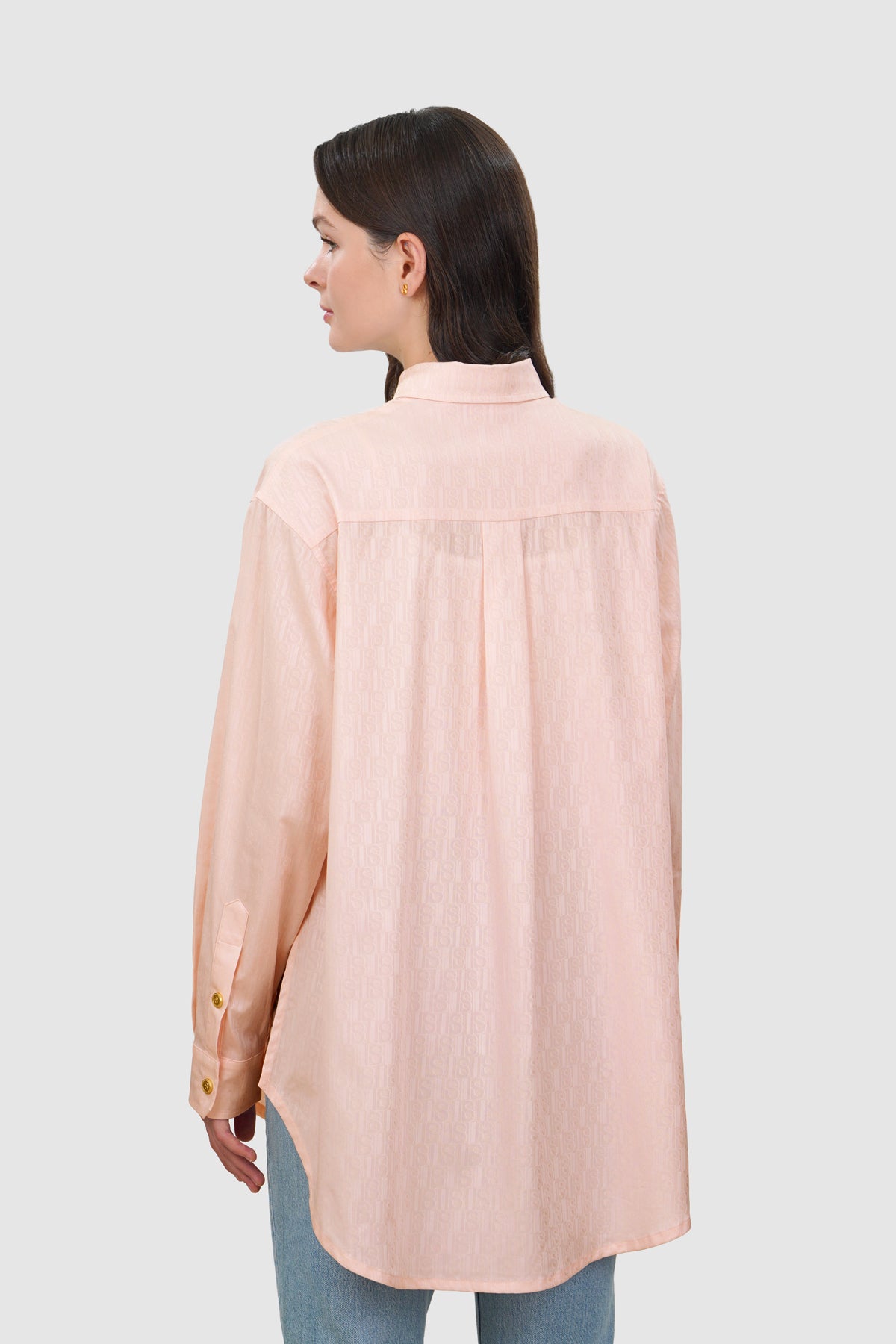Leena Cotton Pocket Shirt - Pink