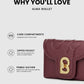 Alma Wallet - Burgundy