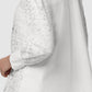 Nagita Embroidery Shirt - White