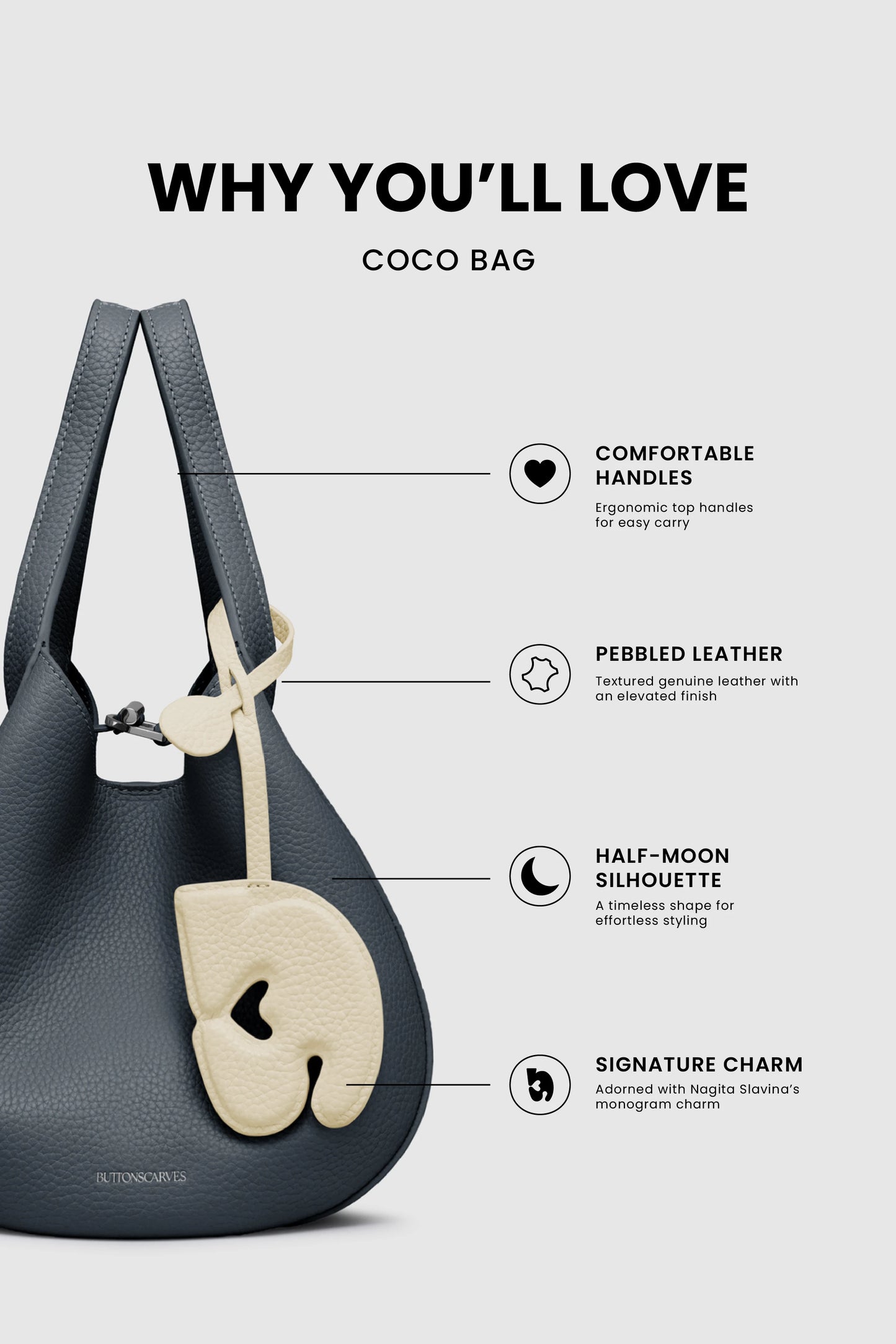 Coco Bag - Denim Navy