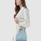 Joy Bag Small - Saffiano Leather - Waterfall
