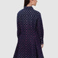 Monogram Denim Tunic - Fuchsia