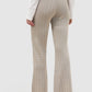 Monogram High-Waist Pants - Cream