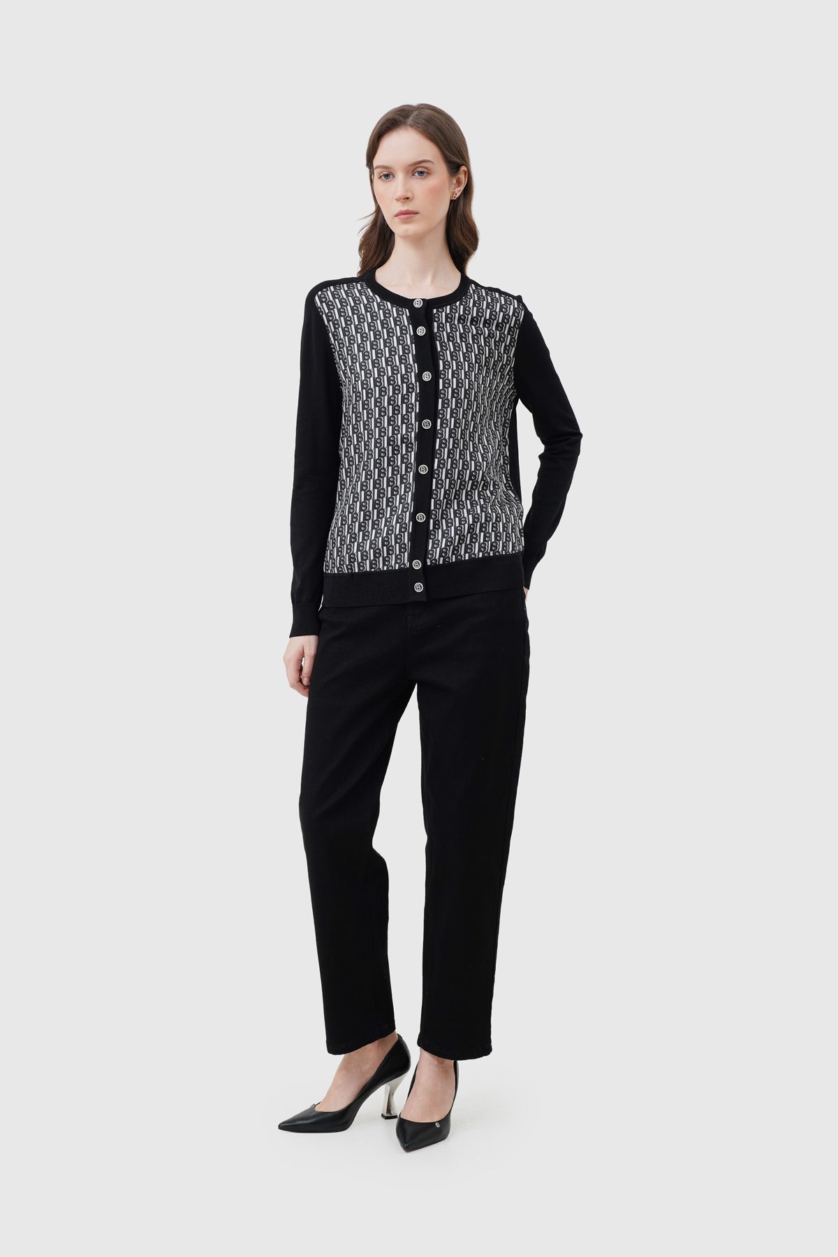 Leena Knit Cardigan - Black